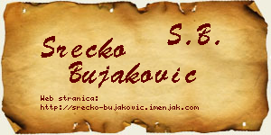 Srećko Bujaković vizit kartica